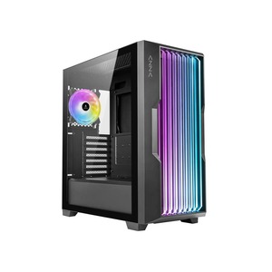 AZZA Guardian Glass Black with window (CSAZ-520BG)