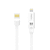 ROCK Charging cable with micro & lightning (White)