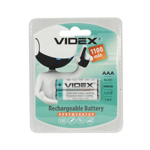 VIDEX AAA 1100mAh 2pcs (23337)