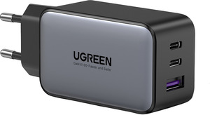 Ugreen CD244 USB-A+2xUSB-C 65W GaN Tech Grey (10335)