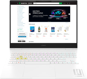 HP Omen Transcend Laptop 16-u1022ua (A4AA1EA) Ceramic White