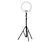 Tripod + Ring Lamp Bluetooth 6 MY100 (Kit3) 12cm Stand 83cm Selfie Stick USB Power Black