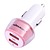 NILLKIN Jelly Car charger - 2.4A (Pink) 