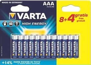 Varta 4903121472 High-Energy (8+4)