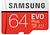 microSDXC 64GB Samsung Class 10 UHS-I U1 Evo Plus + SD-adapter (MB-MC64HA/RU)