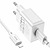 Hoco C106A Leisure single port + Lightning Cable White