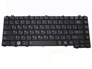 Клавиатура для ноутбука TOSHIBA Satellite L600,L630,L635,L640,L645,C600D,C640,C645, rus, Black