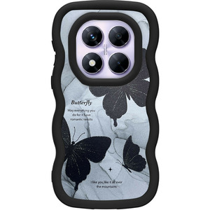 TPU Cloudy Pictures Xiaomi Redmi Note 14 Pro 5G / Poco X7 Butterflies