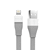 ROCK Charging cable with micro & lightning (Grey)