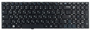 Клавиатура для ноутбука SAMSUNG RC508, RC510, RC520, RV509, RV511, RV513, rus, Black, Without Frame