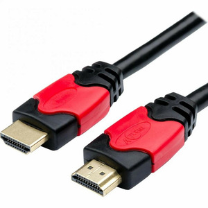 Atcom HDMI-HDMI Red/Gold, пакет, довжина 30 м, 4K, ver 2.0. (24930)