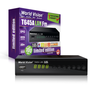 World Vision T645A LAN Fm DVB-T2