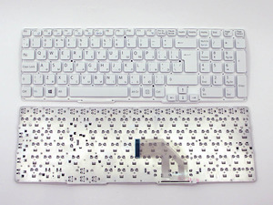 Клавиатура для ноутбука SONY SVE15 RU White