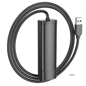 Hoco Easy safety 4-in-1 Adapter HB41 USB to USB2.0x4 L=1.2M (6942007615136)