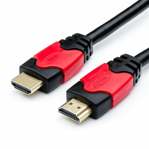 Atcom HDMI-HDMI Red/Gold, пакет, довжина 3 м, 4K, ver 2.0 (24943)