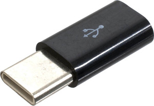 PATRON MICRO USB - TYPE-C (F/M) BLACK PN-MIC-TYPE-C ADAPT-PN-MIC-TYPE-C