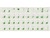 Наклейки на клавiатуру прозорі, зелені (44 клавіш)