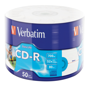 Verbatim CD-R 700Mb 50pcs Printable 43794