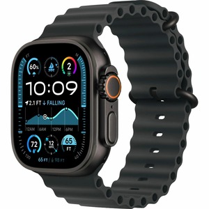 Apple Watch Ultra 2 GPS + Cellular 49mm Black Titanium Case with Black Ocean Band (MX4P3)
