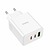 Hoco C126A Pure 2USB-C 1USB-A 40W White