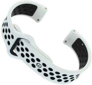 BeCover Nike Style Samsung Galaxy Watch/Active/Active 2/Watch 3/Gear S2 Classic/Gear Sport White