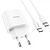 Hoco C94A 1USB-C 20W PD/QC + Type-C to Type-C Cable White