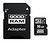 microSDHC 16GB Goodram Class 10 UHS-I + SD-adapter (M1AA-0160R11)
