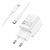 Hoco C146A USB-C 20W + Type-C to Type-C Cable White