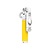 Rock Mini S Selfie stick with wire control (Yellow)