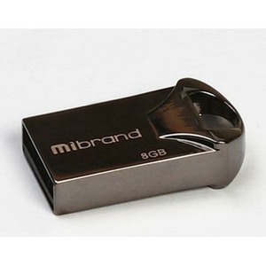 8GB Mibrand Hawk Black (MI2.0/HA8M1B)