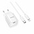 Hoco C146A USB-C 20W + Type-C to Lightning White