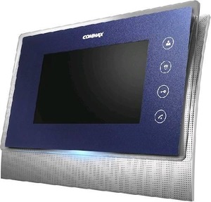Видеомонитор COMMAX CDV-70UM Blue (цветной видеодомофон hands-free на 2камеры с сенсорными кнопками 