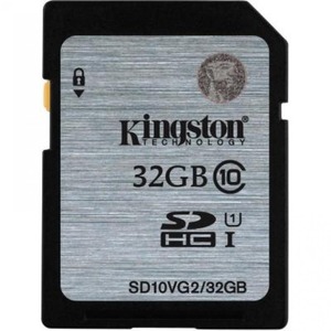 SDHC 32GB Kingston Class 10 UHS-I (SD10VG2/32GB)