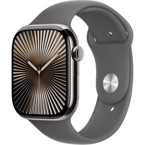 APPLE Watch Series 10 GPS+Cellular 46mm Nat Tit Case Stone Grey Sp/b - S/M (MWY93QH/A)