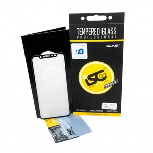 iSG Tempered Glass 3D Full Cover Apple iPhone X (Black) (SPG4407)