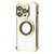 Glossy Case with Magnetic Ring iPhone 15 Pro gold (58057)