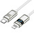 Hoco U137 Line with display Type-C to Lightning 27W (1.2m) White