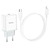 Hoco C104A Stage single port PD20W + Type-C to Lightning Cable White