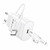 Borofone BA82A 1USB-C 25W + Type-C to Type-C Cable White