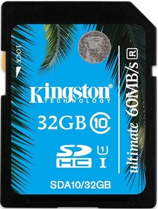 SDHC 32GB Kingston Class 10 UHS-I Ultimate (SDA10/32GB)