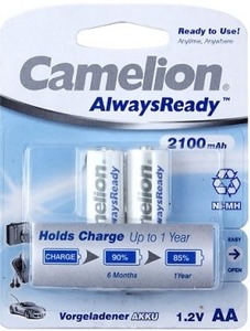 Camelion AA 2100 mAh 2bl (Always Ready) (NH-AA2100ARBP2)