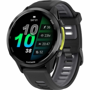 Garmin Forerunner 970 Carbon Gray DLC Titanium w. Black Case and Black/Translucent W. Band (010-0296