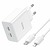 Hoco C108A Leader PD35W/QC + Type-C to Lightning Cable White