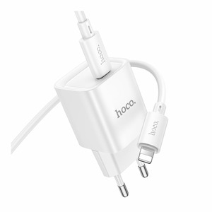 Hoco C146A USB-C 20W + Type-C to Lightning White
