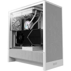 NZXT H5 Flow Compact Mid-Tower ATX Case - All White (CC-H52FW-01)