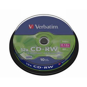 Verbatim CD-RW 700Mb 10pcs 43480