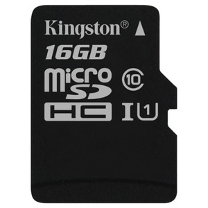 microSDHC 16GB Kingston Class 10 UHS-I (SDC10G2/16GBSP)