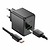 Hoco CS17A USB-A QC 22.5W + Type-C Cable Black
