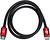 Atcom HDMI-HDMI Red/Gold, пакет, довжина 2 м, 4K, ver 2.0 (24942)