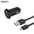 ROCK Ditor car charger 2.4A Kits CCC (+ MicroUSB) White